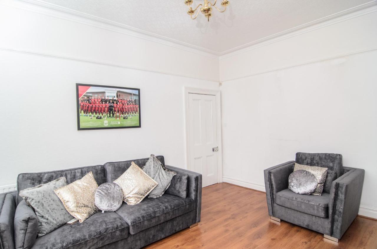 Вилла Riverpool - Elegant House 1 Minute Walk To Anfield Stadium Ливерпуль Экстерьер фото